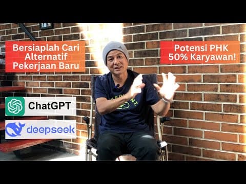 Thumbnail video Revolusi AI: 3–5 Tahun Lagi Pekerjaanmu Bisa Hilang – Begini Cara Bertahan di Era Otomasi