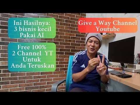 Thumbnail video Begini hasil 3 Cara pakai AI untuk dapatkan Income.